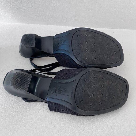 Life Stride - Black Fabric Sandals - Picture 4 of 10